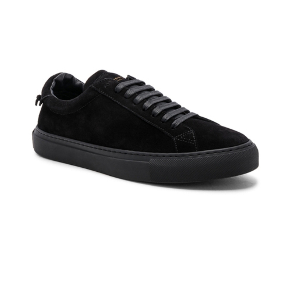 Givenchy Black Suede Low Top Sneaker